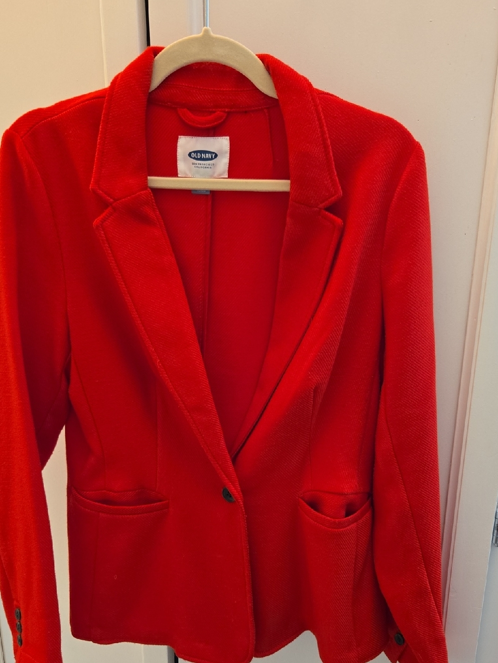 Old Navy Red Tailored Women's Blazer